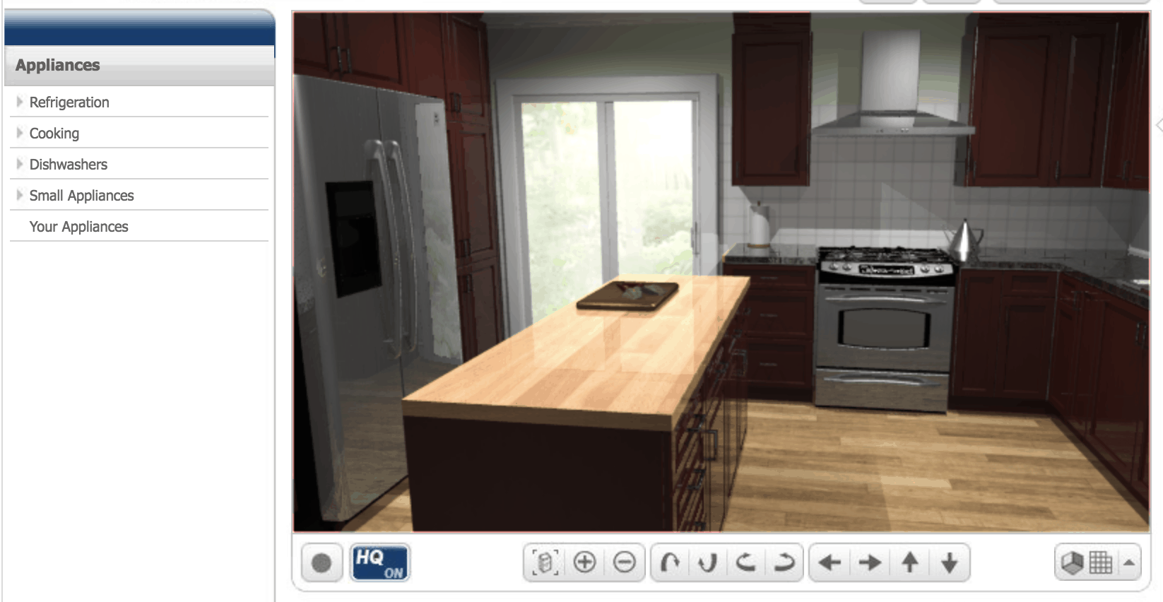 Kitchen design software